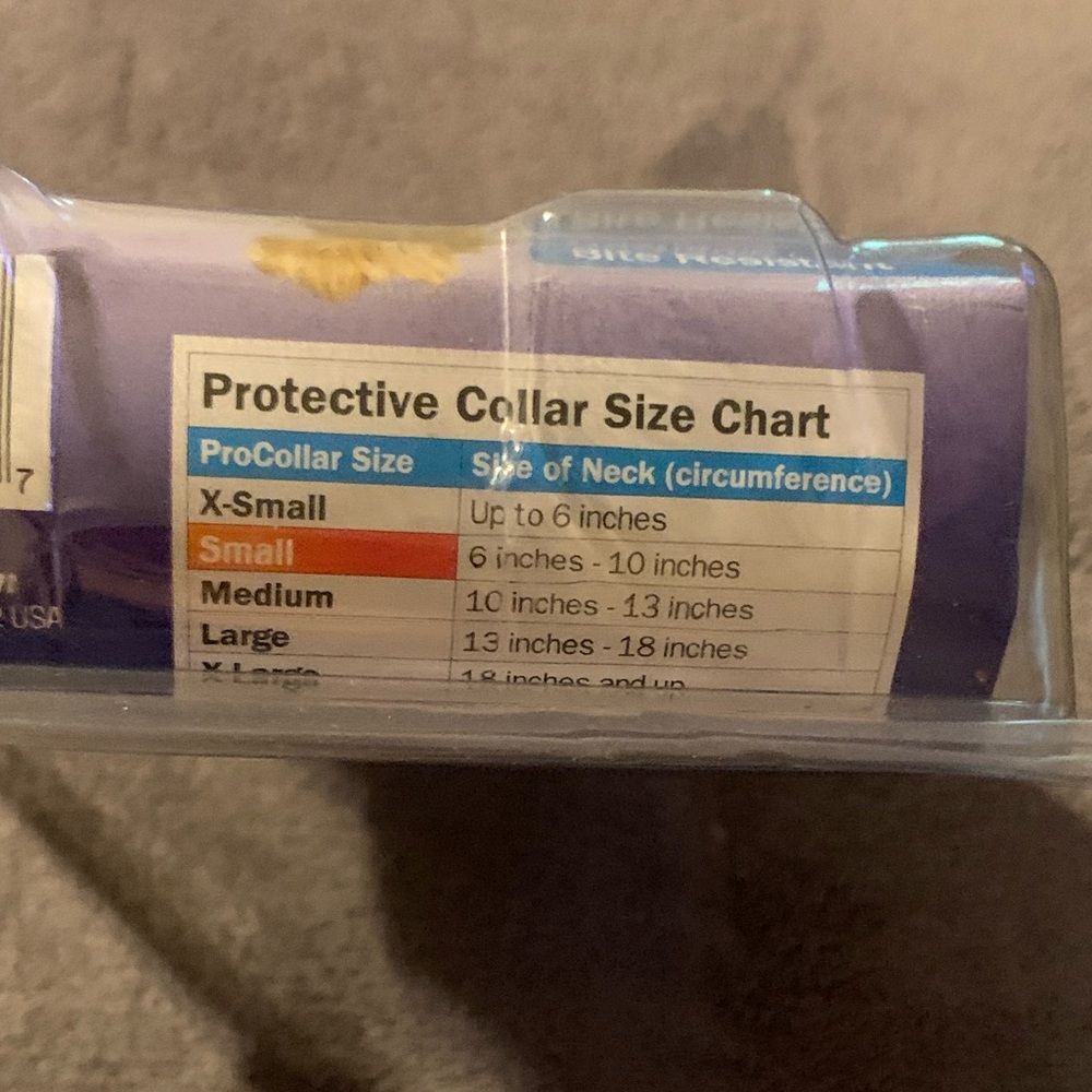 Protective Collar Inflatable size small - Picture 3 of 3